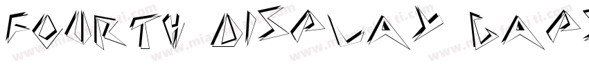 Fourth Display Caps SSi字体转换